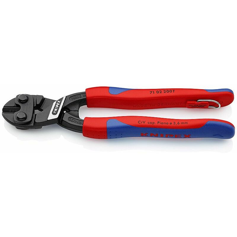 

Knipex - ALICATE CORTA ALAMBRES COBOLT ANILLA SEGURIDAD 200