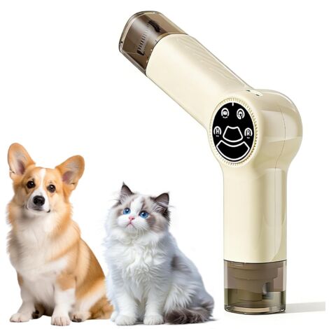 Cortapelos 2 en 1 mejorado para perros y gatos, ideal para desenredar pelo, inalámbrico y silencioso. Herramientas de aseo para perros pequeños, gatos y otras mascotas.