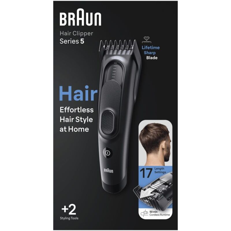 Cortapelos Inalámbrico corte Mínimo 3 mm BRAUN HC 5330 17 Pasos C