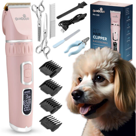 Cortapelos para mascotas Pethaus PH-100 rosa