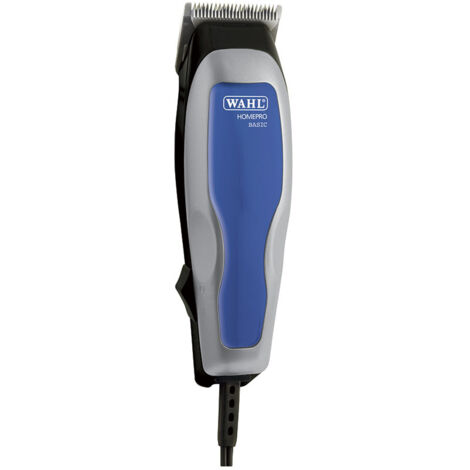 CORTAPELOS WAHL HOME PRO BASIC - CUCHILLAS ACERO CARBONO AUTO AFILABLES - 4 PEINES GUÍA - FUNCIONA CON CABLE - PEINE + TIJERAS + ACEITE