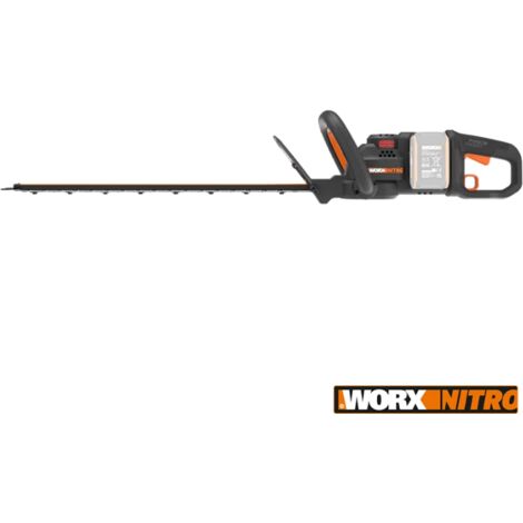 Cortasetos inalámbrico Worx WG286E.9 Nitro de 40 voltios sin escobillas para recorte intensivo de setos de 61 cm
