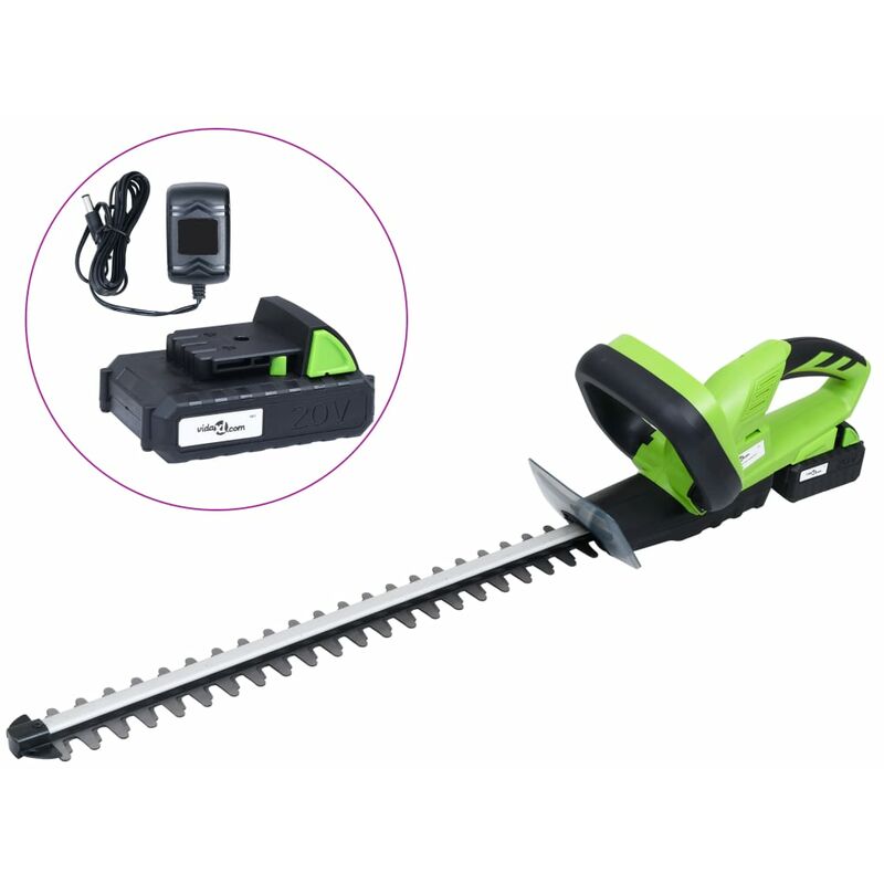 

Cortasetos inalámbrico con batería de ion-litio 20V 1500 mAh - Verde