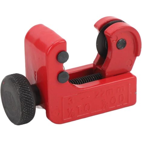 Cortatubos multicalibre mini, cortador de tubos compacto de 1/8 a 7/8 de pulgada para tubos de latón, cobre y otros materiales, reparación de automóviles y proyectos de bricolaje.