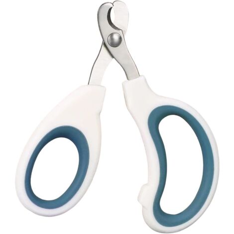 Cortaúñas profesional para gatos, cachorros y animales pequeños, tijeras de acero inoxidable, diseño de arco de 25 grados.