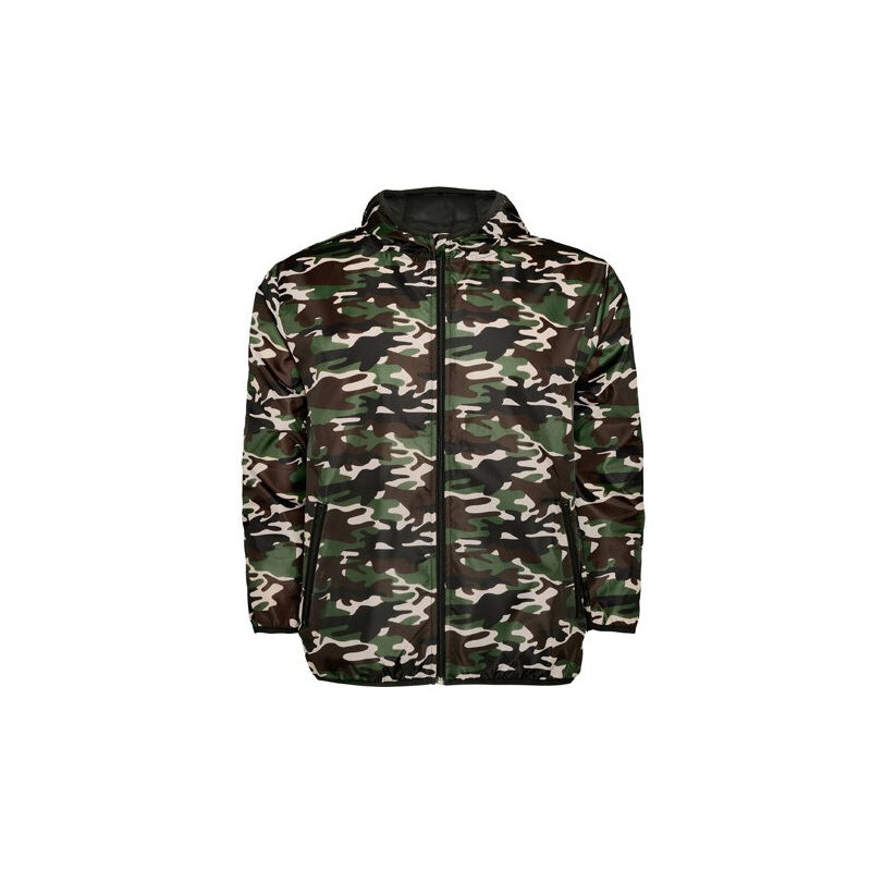 

Cortavientos con capucha ANGELO CB5088 | XS - Camuflaje Bosque