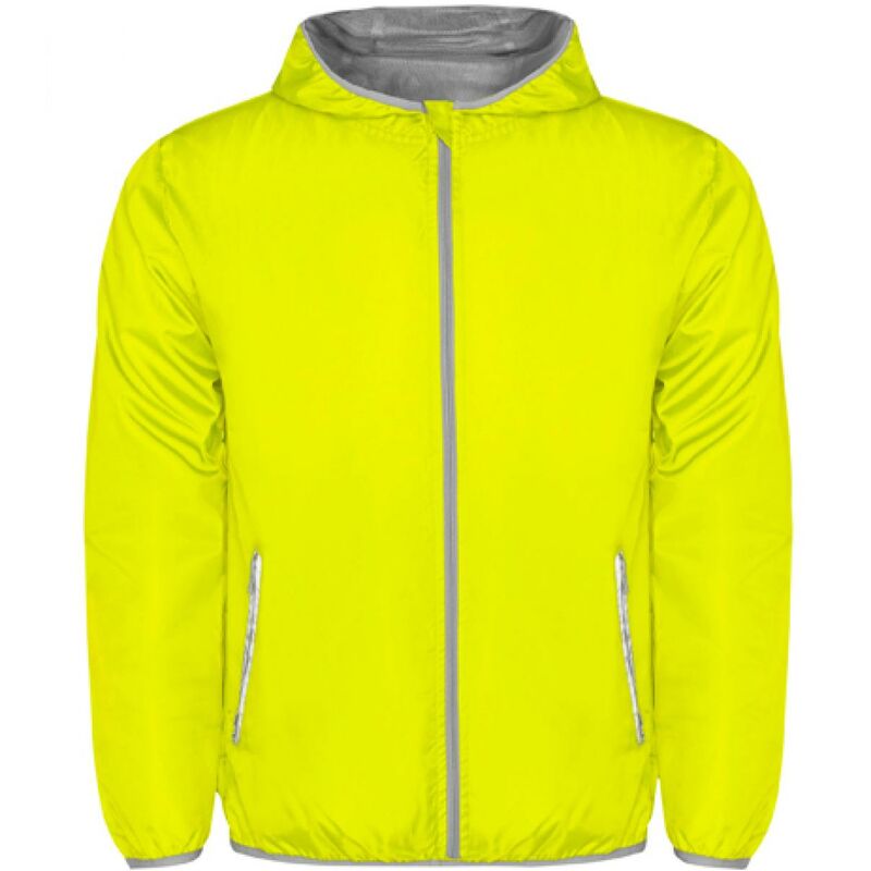 

Cortavientos con Capucha Angelo CB508800232 Amarillo Fluor M