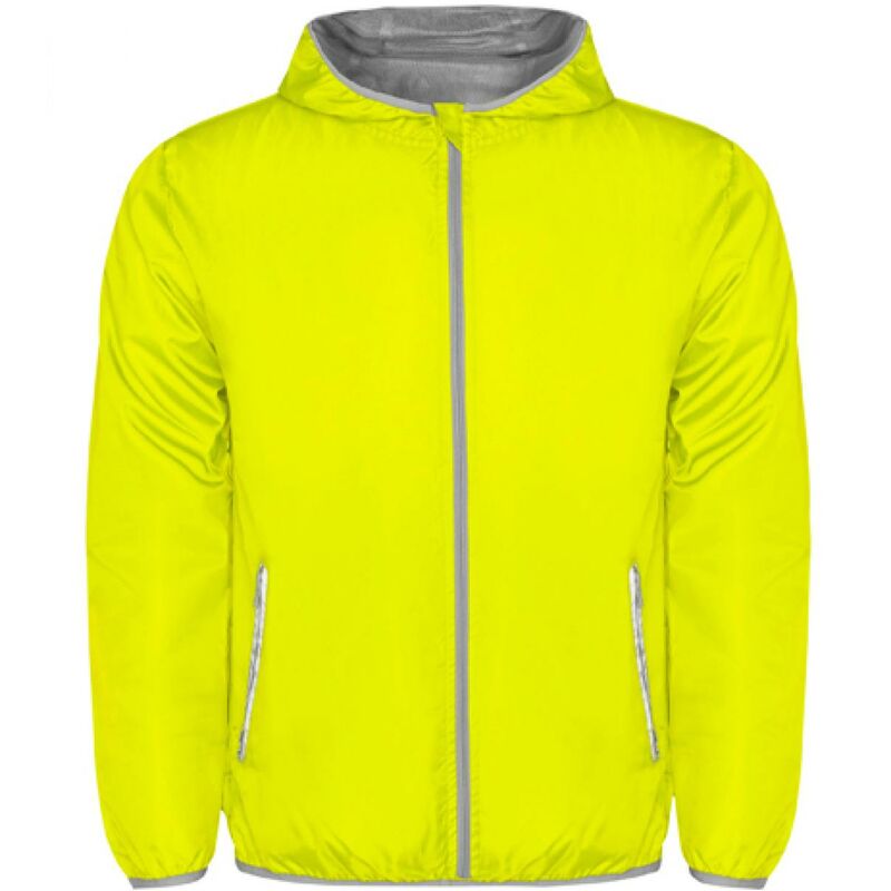 

Cortavientos con Capucha Angelo CB508800232 Amarillo Fluor XXL