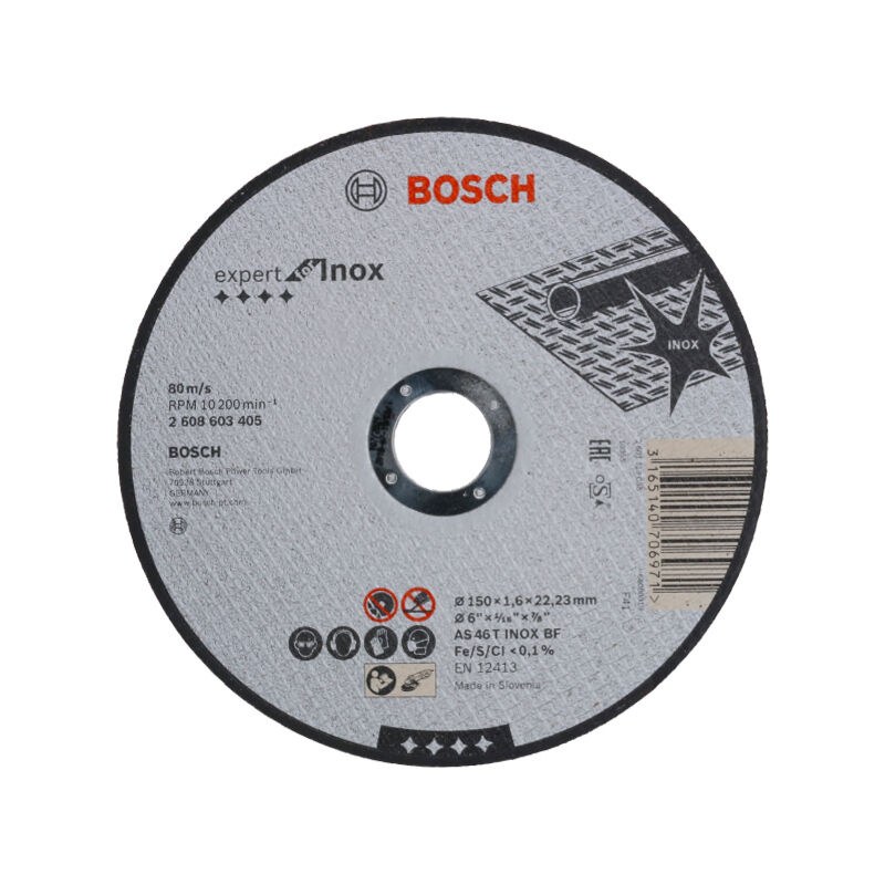 

BOSCH 2608603405 Corte recto Expert Inox: 150x1,6mm