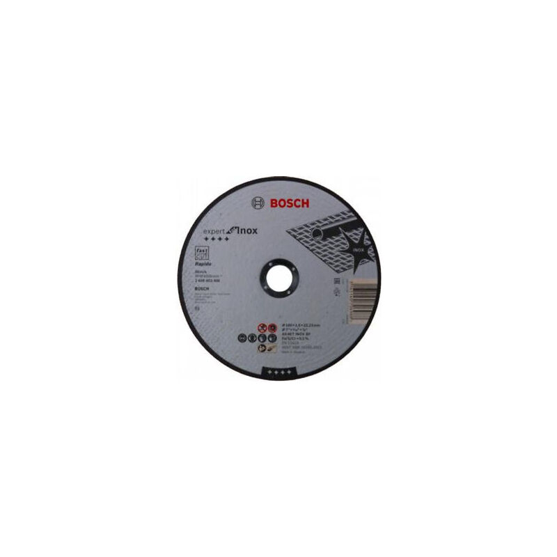 

BOSCH 2608603406 Disco corte Expert Inox - Rapido AS 46 T INOX BF, 180, 1,6