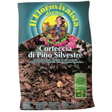 Corteccia pino silvestre 70 lt - euroterriflora