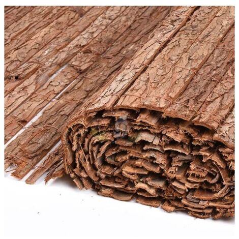 Corteza natural simple cara 2 x 3 metros, util para ocultación, sombraje o delimitación
