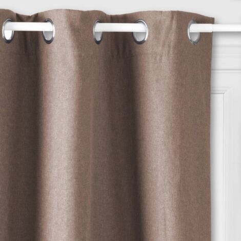 Cortina aislante 'Tim' con ojales - lino 140 x 260 cm - Atmosphera créateur d'intérieur
