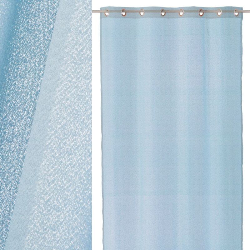 

Lolahome - Cortina azul moderna de poliéster de 260x140 cm