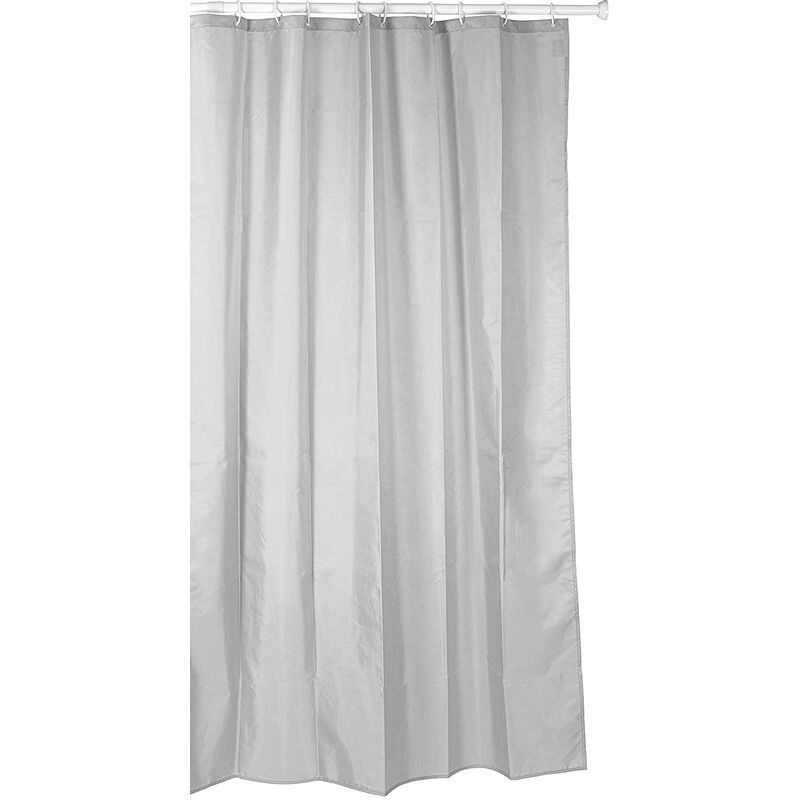 

Cortina Baño Poliester Gris Con Anillas Tatay 140 X 200 Cm