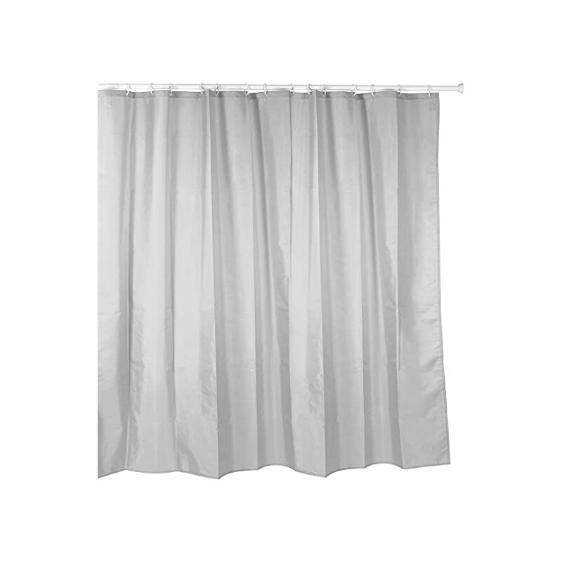 

Cortina Baño Poliester Gris Con Anillas Tatay 220 X 200 Cm