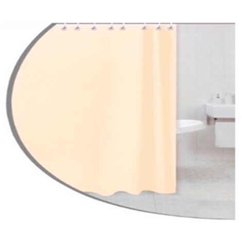 CORTINA BAÑO EVA 180X180 BEIGE