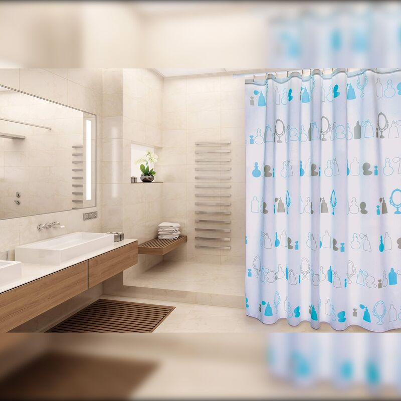

Cortina De Bano Poliester. 180X200 Cm Prem. Parfum 2 - Msv