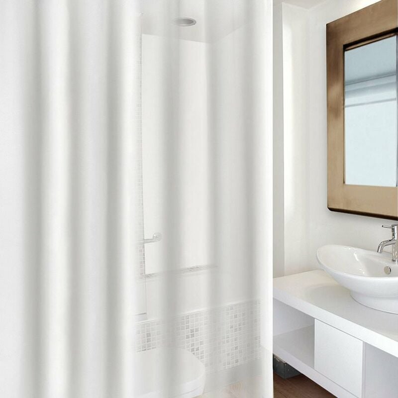 

Habitex - CORTINA BAÑO PVC FORRO 180X200CM. TRANSP