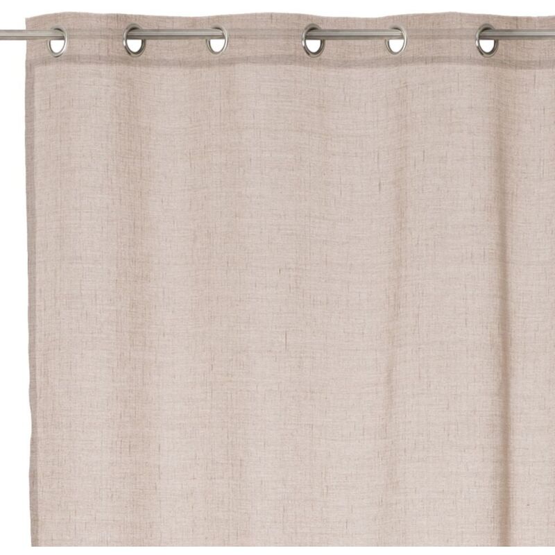 

Lolahome - Cortina beige moderna de microfibra de 140x260