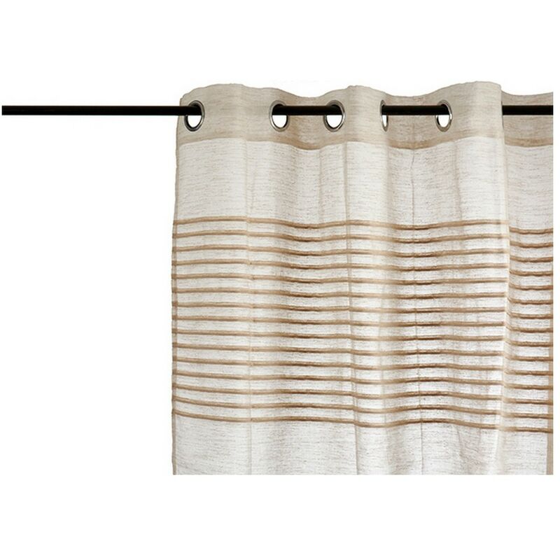 

Cortina Beige Rayas