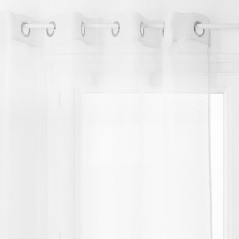Cortina Moly - blanca - 135x240 cm - Atmosphera créateur d'intérieur
