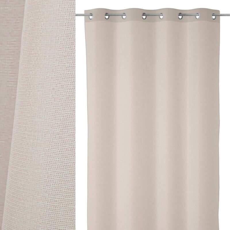 

Lolahome - Cortina con textura confeccionada rosa contemporánea de poliéster de 260x140 cm