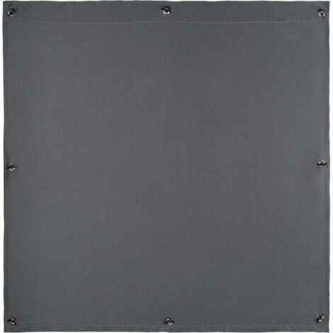 Cortina con ventosa, XU, protección solar y térmica, claraboya, 57 x 100 cm, portátil, gris, poliéster, 96 x 100 cm - KZQ
