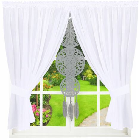 Cortina confeccionada de 150x300 con atrapasueños. Panel de pantalla. Cortinas de fieltro para la sala de estar.