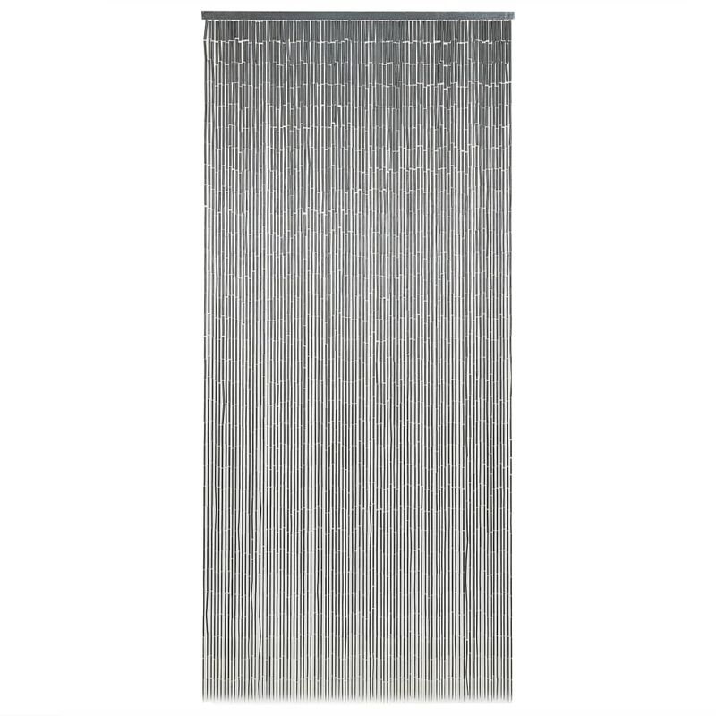 

Cortina de bambú para puerta contra insectos 90x200 cm - Gris