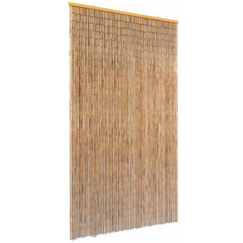 

Cortina de bambú para puerta contra insectos 100x200 cm