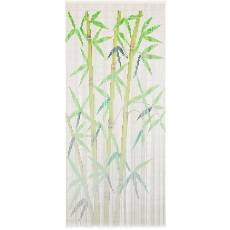 Cortina de bambú para puerta contra insectos 90x200 cm vidaXL