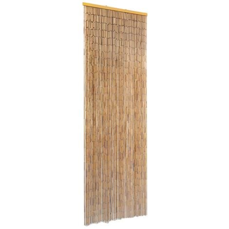 Cortina de bambú puerta contra insectos 56x185 cm vidaXL
