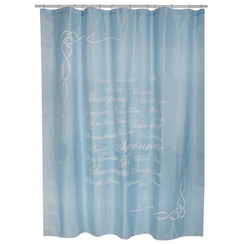 

Cortina De Baño Poliester 180X200 Cm Prem.Grasse Bleu