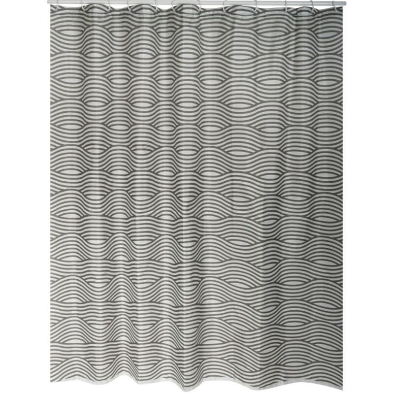 

Cortina De Baño Poliester 180X200 Prem.Wave Antracita
