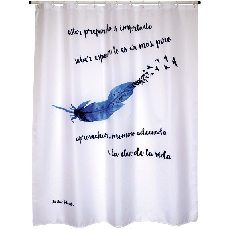

Cortina De Baño Poliester 180X200Cm Pluma