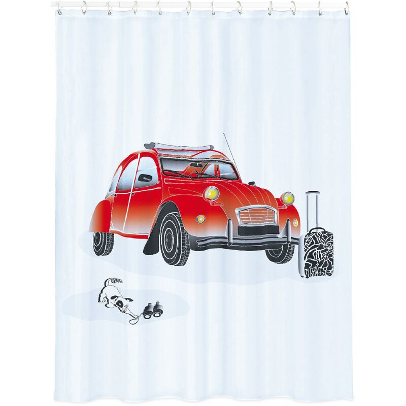 

Cortina De Baño Poliester180X200 Sombrillas '2Cv'