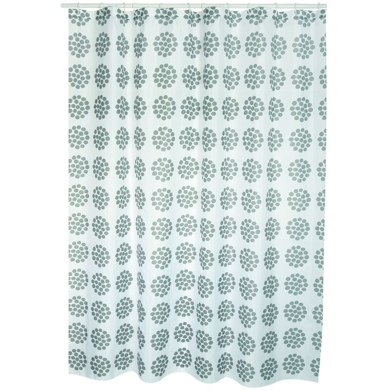 

Cortina de baño premium 'Begonia' de poliester en varios colores 180 x 200 cm - MSV