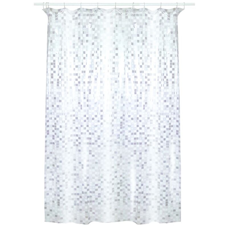 

Cortina De Baño Pvc 180X200 Mosaico