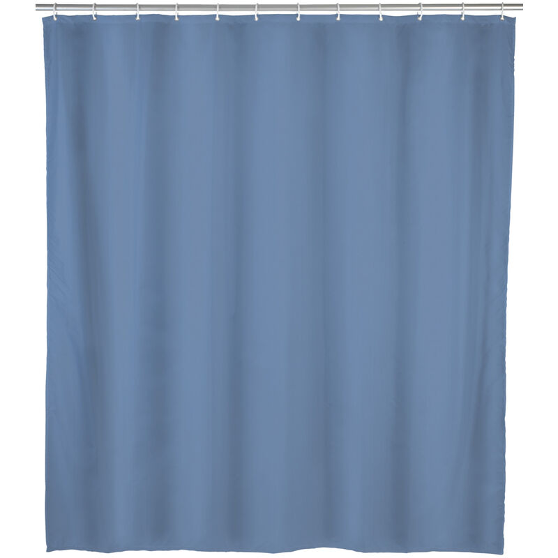 

Cortina de ducha baño impermeable bañera uni azulgris 180 x 200 cm - Wenko