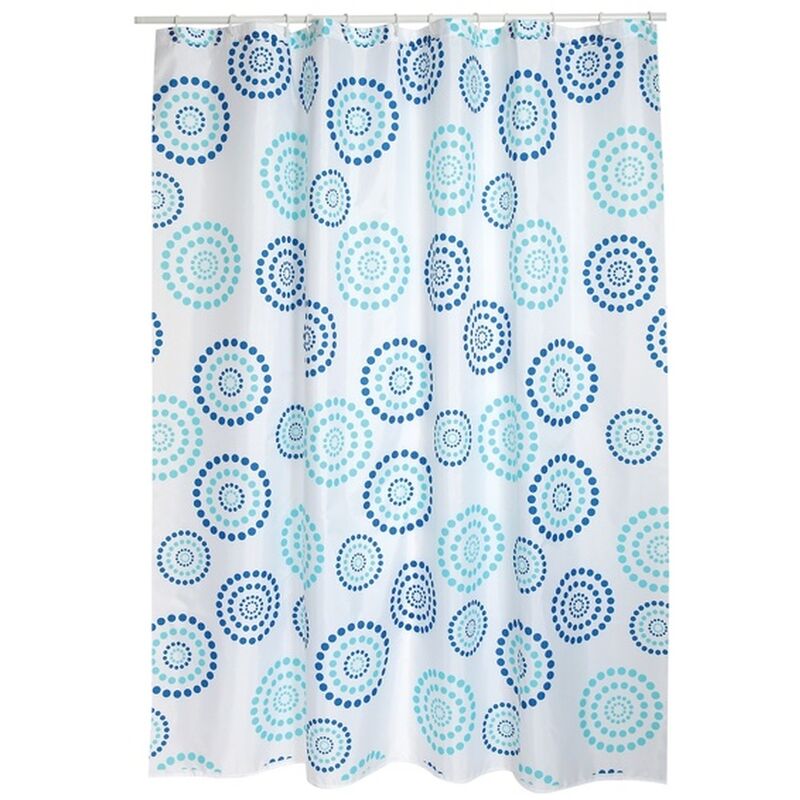 

Cortina De Baño Poliester. 180X200 Cm Prem.Dots Bleu