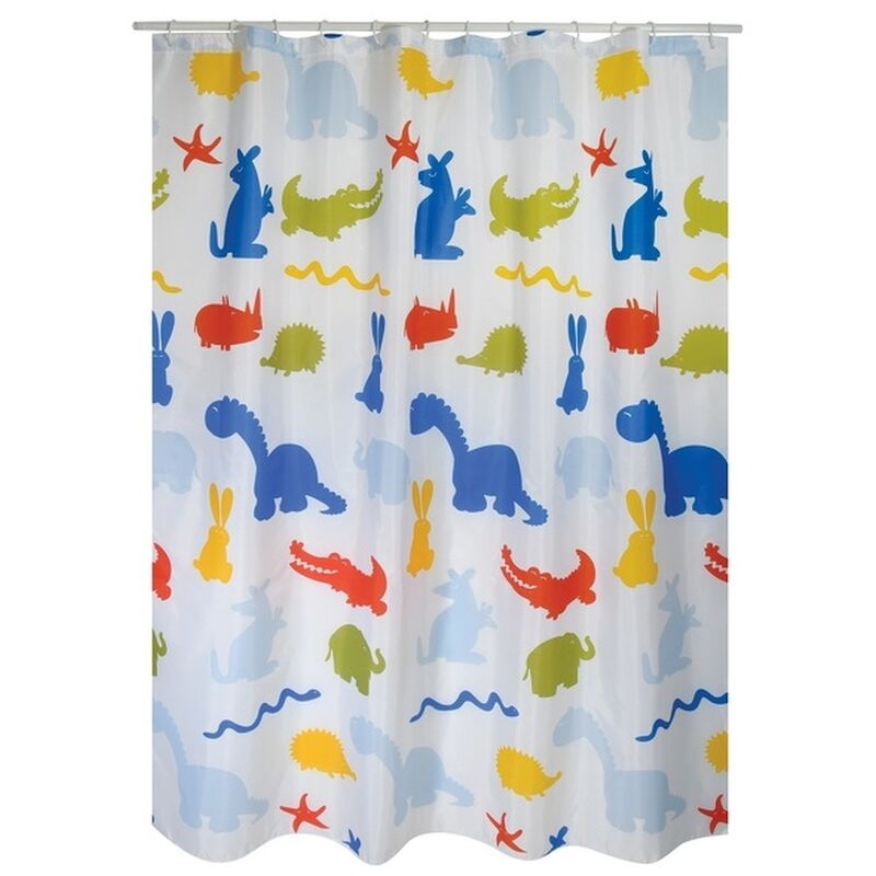 

Cortina de baño MSV "Premium" con diseño de Zoo 180 x 200 cm