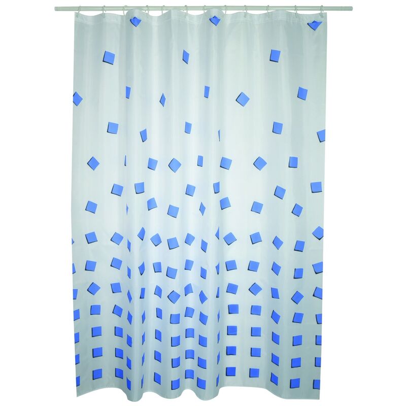 

Cortina De Bano Poliester180X200Cm Thika Azul