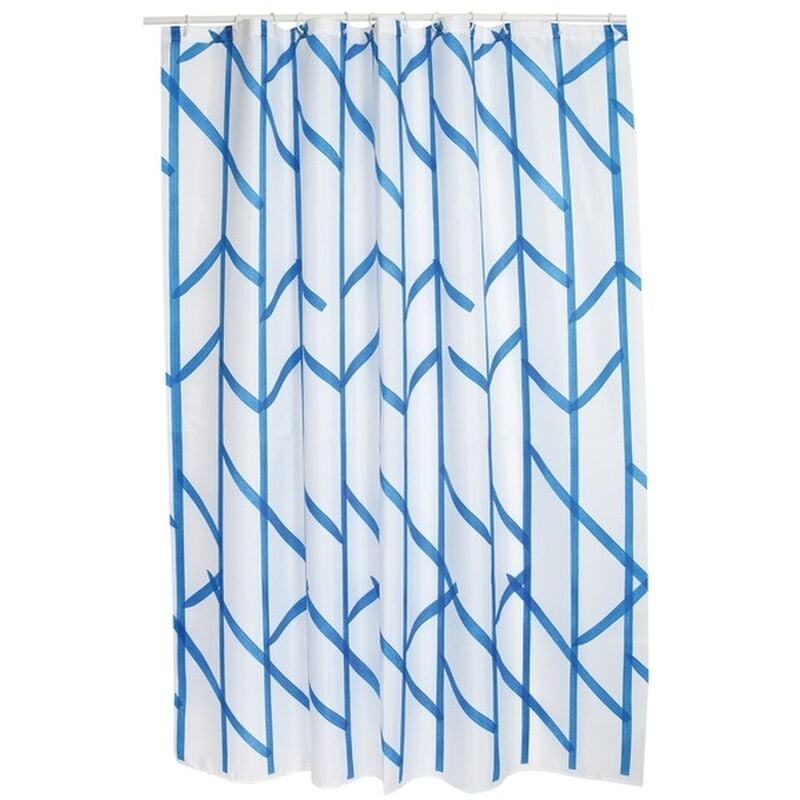 

Cortina De Baño Poliester 180X200 Prem.Tree Azul/Bla