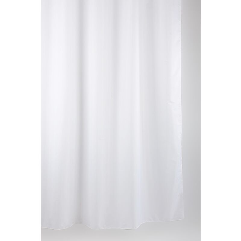 

Cortina de ducha Albin poliéster de color blanco 180x200 - Allibert