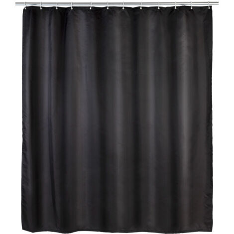 Cortina de ducha antimoho de 180x200 cm – Poliéster resistente – Lavable a máquina – Ojales metálicos para una fácil instalación