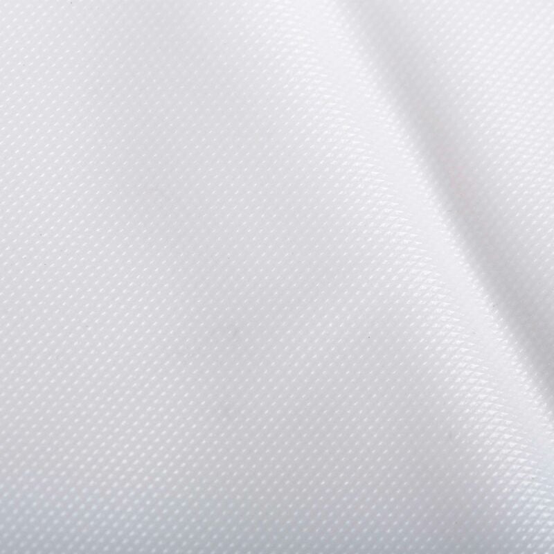 

Cortina de ducha blanca tela poliestér 240 cm para baño bañera nicha