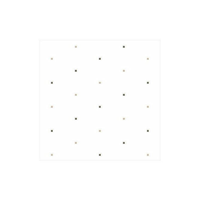 

Cortina de ducha / cabina Poliéster BxH 1.4x2m 10 ojales decor squ. ámbar / arena