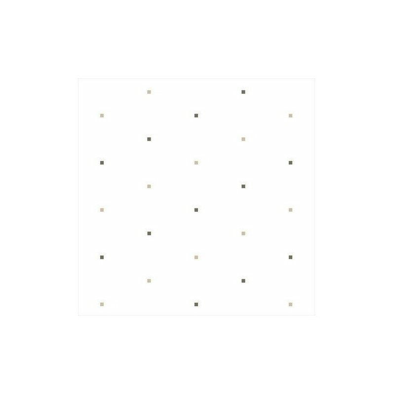 

Cortina de ducha / cabina Poliéster BxH 2.5x2m 18 ojales decor squ. ámbar / arena