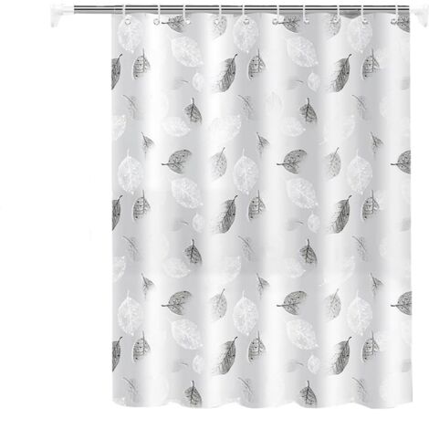 Cortina de ducha, cortina de bañera, antimoho, impermeable, para baño, 100 x 180 cm